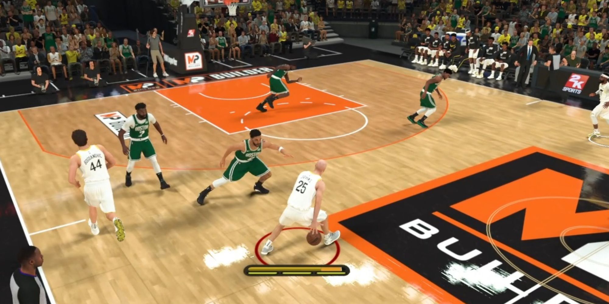 NBA 2K23 Tricking An Opponent On The Dribble