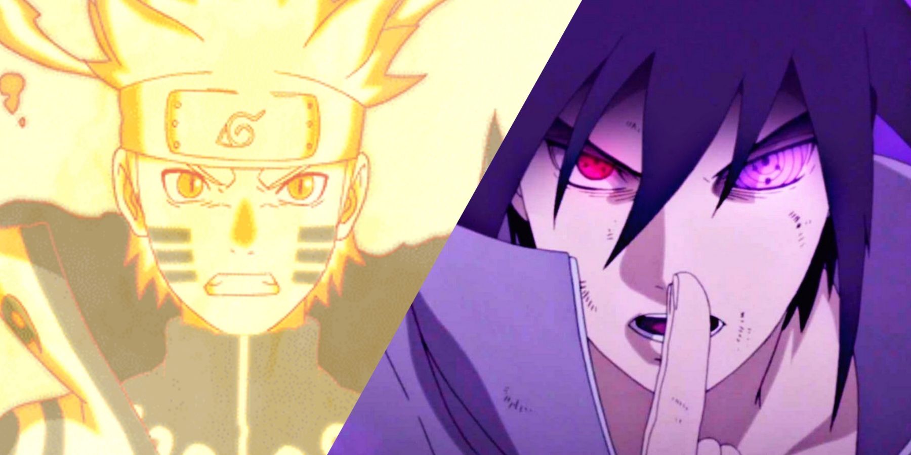 Naruto and Sasuke six paths