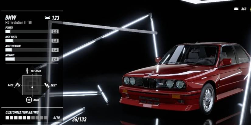 Need For Speed Heat BMW M3 Evolution II '88