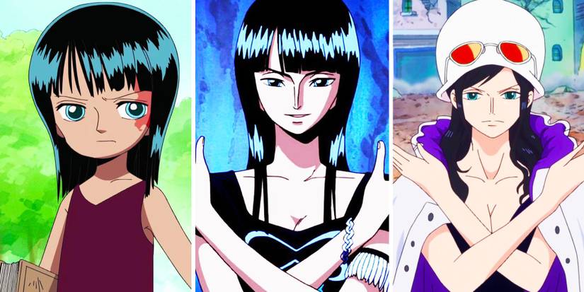 One Piece Three Stages of Nico Robin