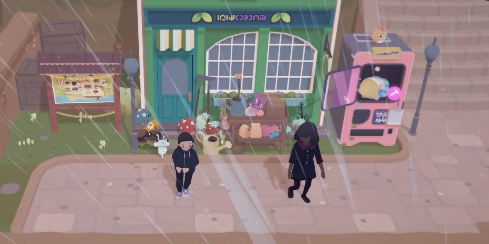 Ooblets A Rainy Day By The Seed Shop