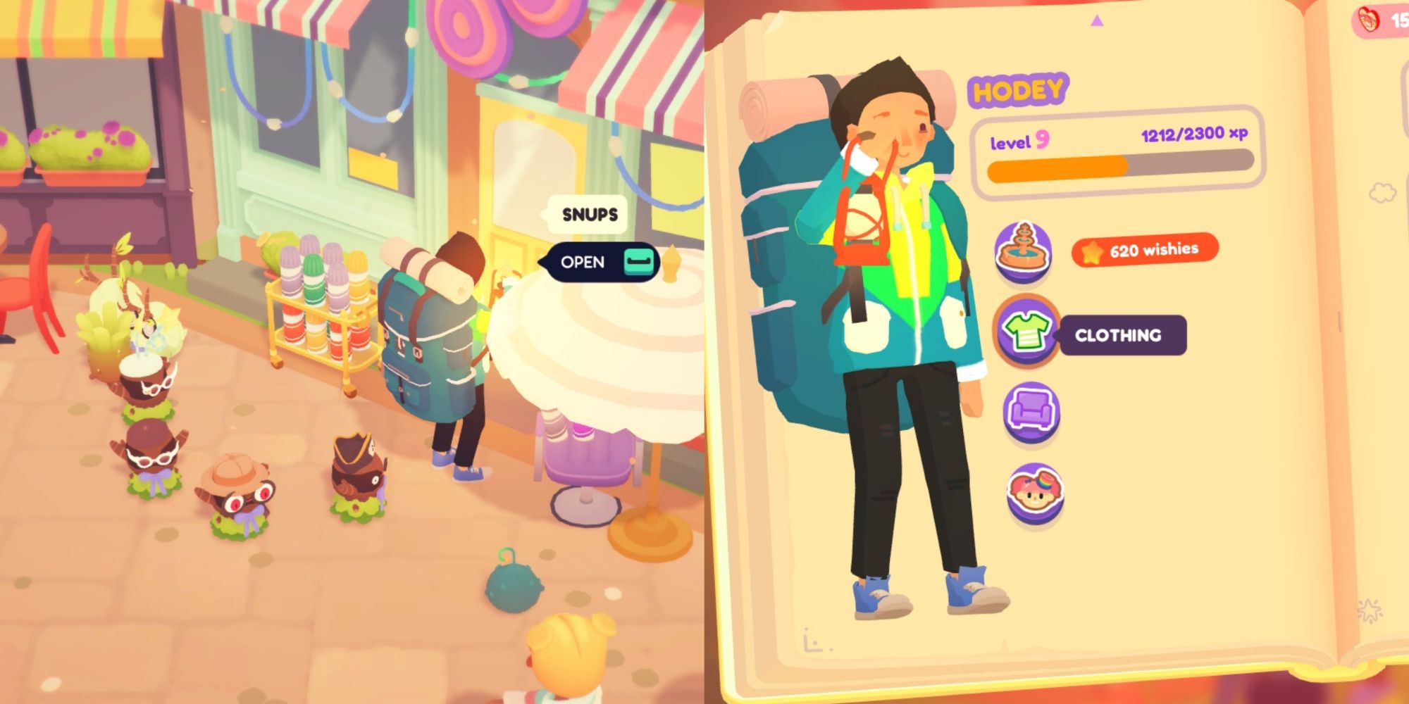 Ooblets Changing Haircut And Clothing Collage