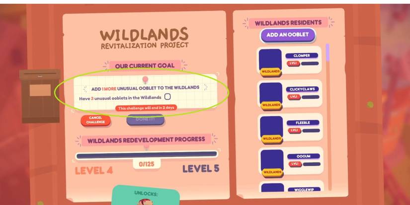 Ooblets Checking Out The Goal In The Wildlands