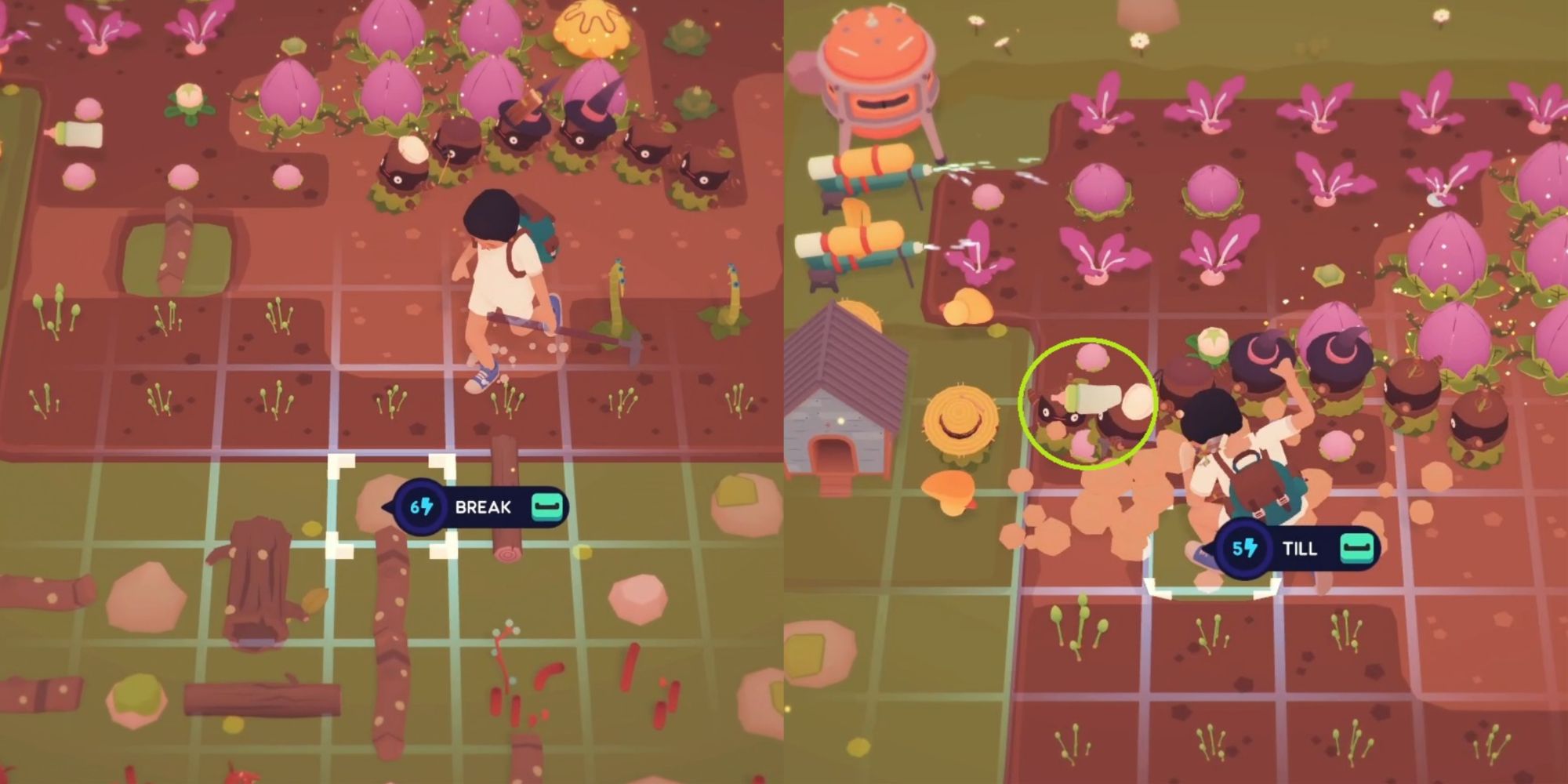 Ooblets Farming Nurnies Collage