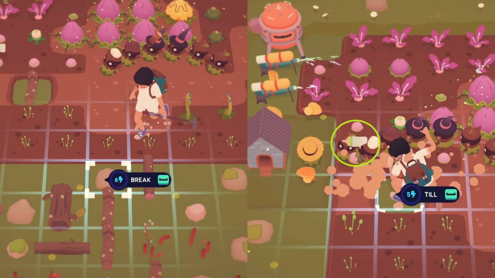 Ooblets Farming Nurnies Collage