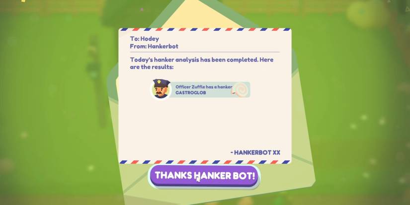 Ooblets Getting A Request From the Hankerbot