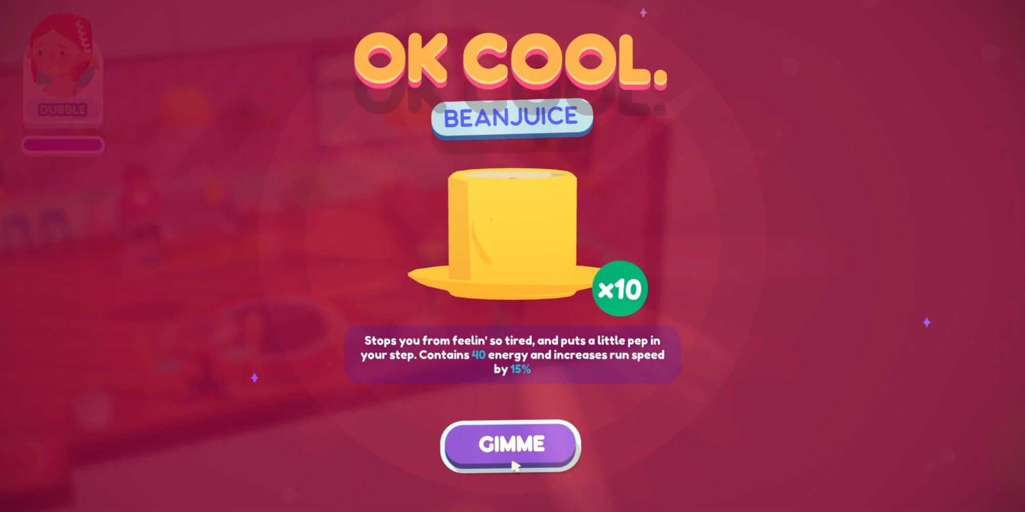 Ooblets Getting Some Beanjuice From Dubble