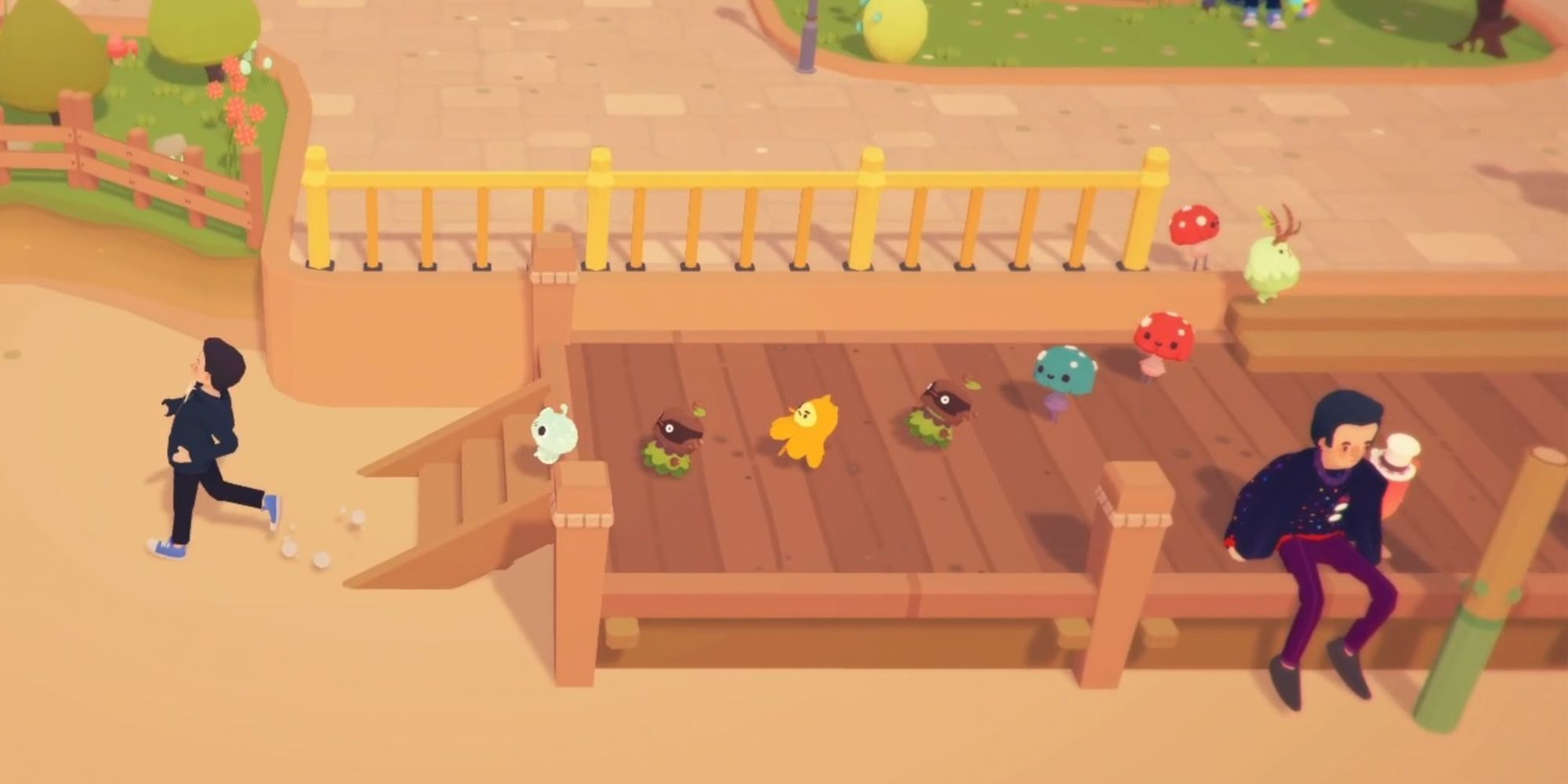 Ooblets Running Along The Beach