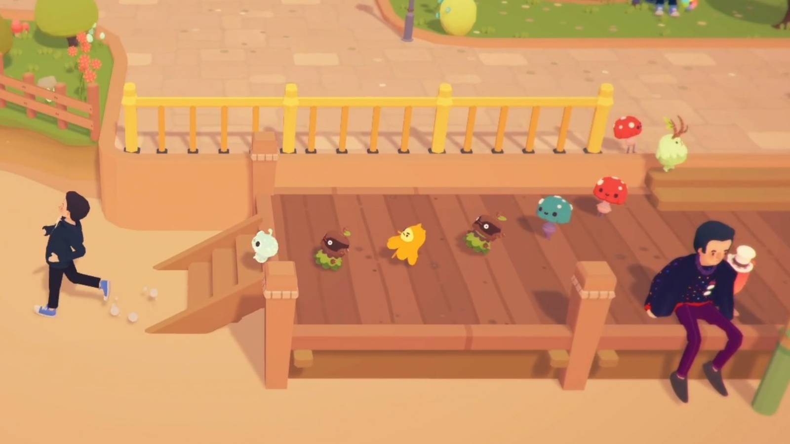 Ooblets Running Along The Beach