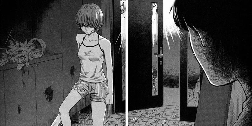 manga panel in Flowers of Evil