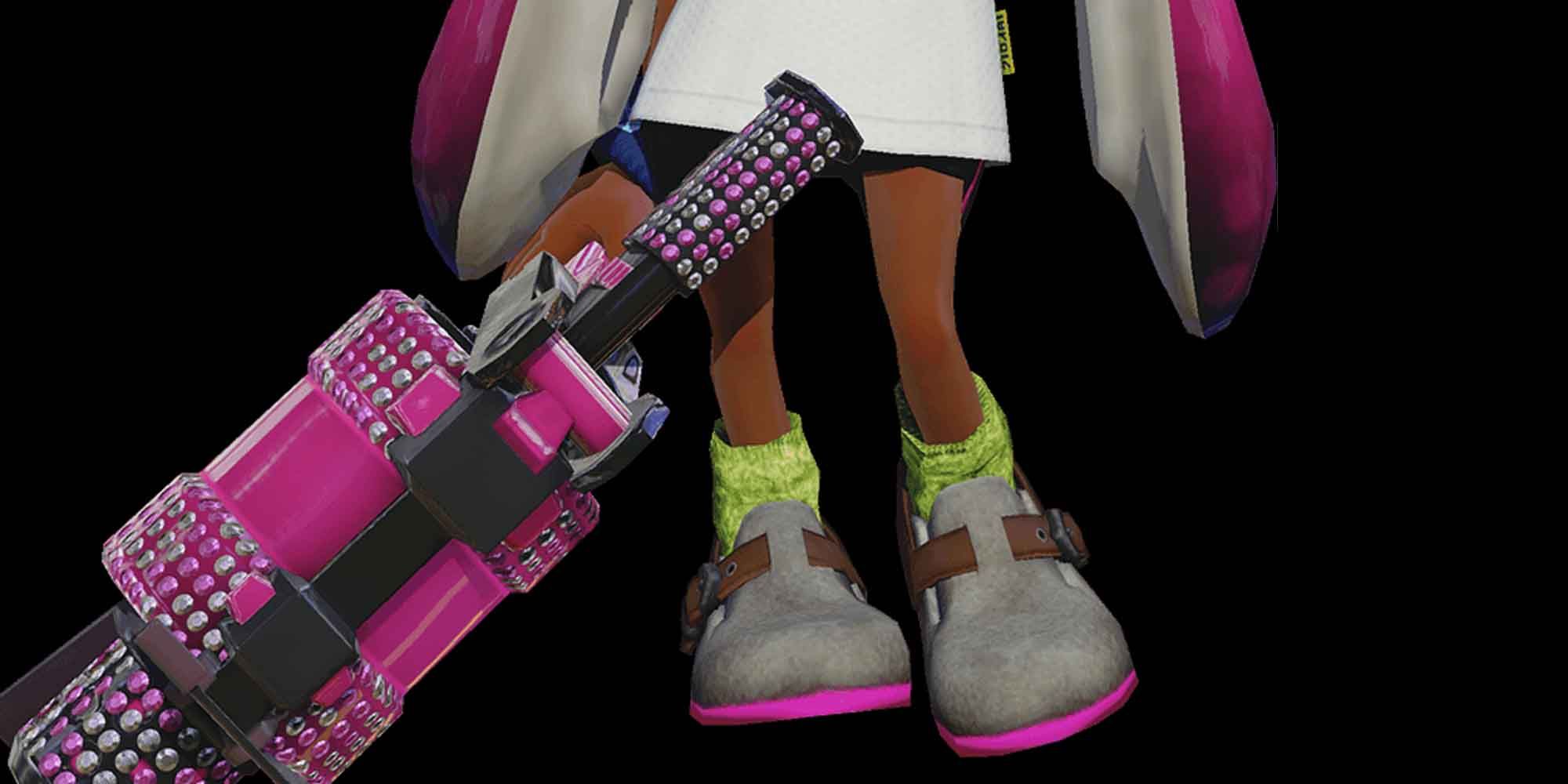 The Oyster Clogs shoes in Splatoon 3