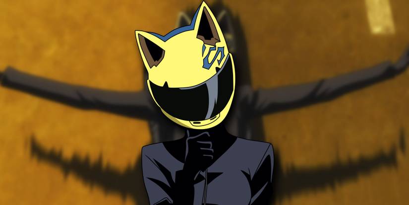 PNG Of Celty Sturlson From Durarara Overlaid On Image Of Her Riding Her Motorcycle