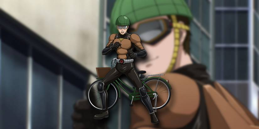 PNG Of Mumen Rider And Bike On Image OF Mumen Rider Giving Thumbs Up