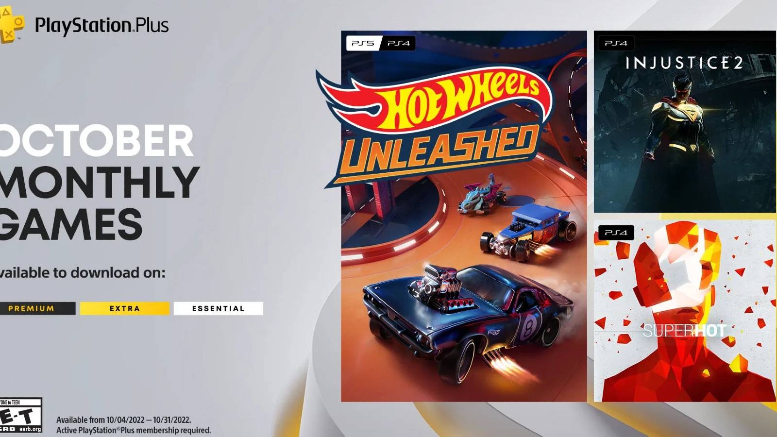 PS Plus October 2022 Line Up