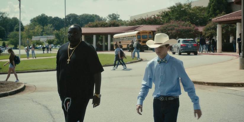 Byran Tyree Henry as Al and Tucker Brown as Yodel Kid in Atlanta
