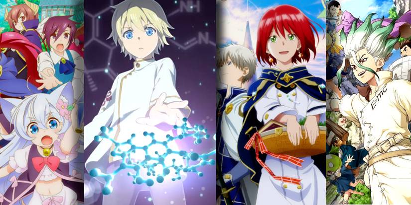 Parallel World Pharmacy, Drugstore From Another World, Snow White with the Red Hair, Dr Stone, Crunchyroll, Pharmacy Isekai