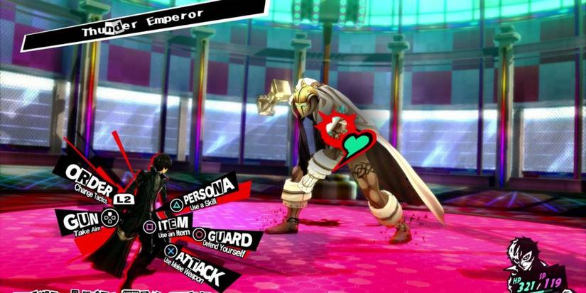 battle in Persona 5