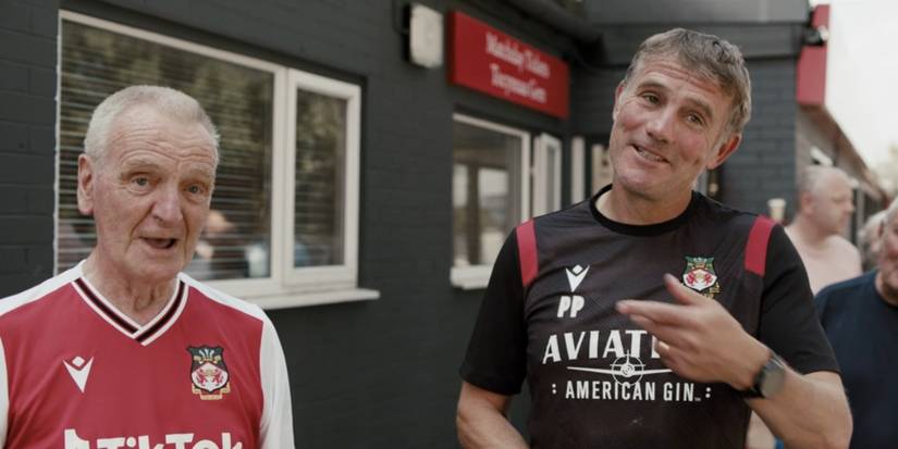 Wrexham AFC manager Phil Parkinson smiling