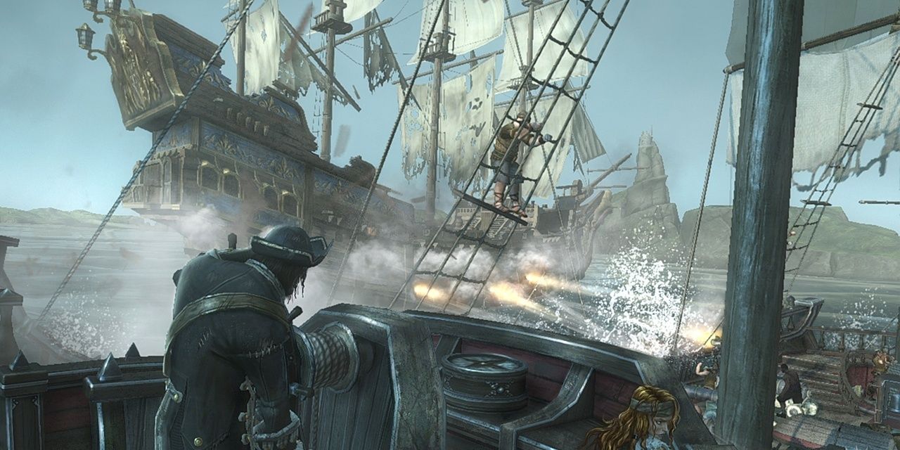 Naval battles in Pirates of the Caribbean: Armada of the Damned