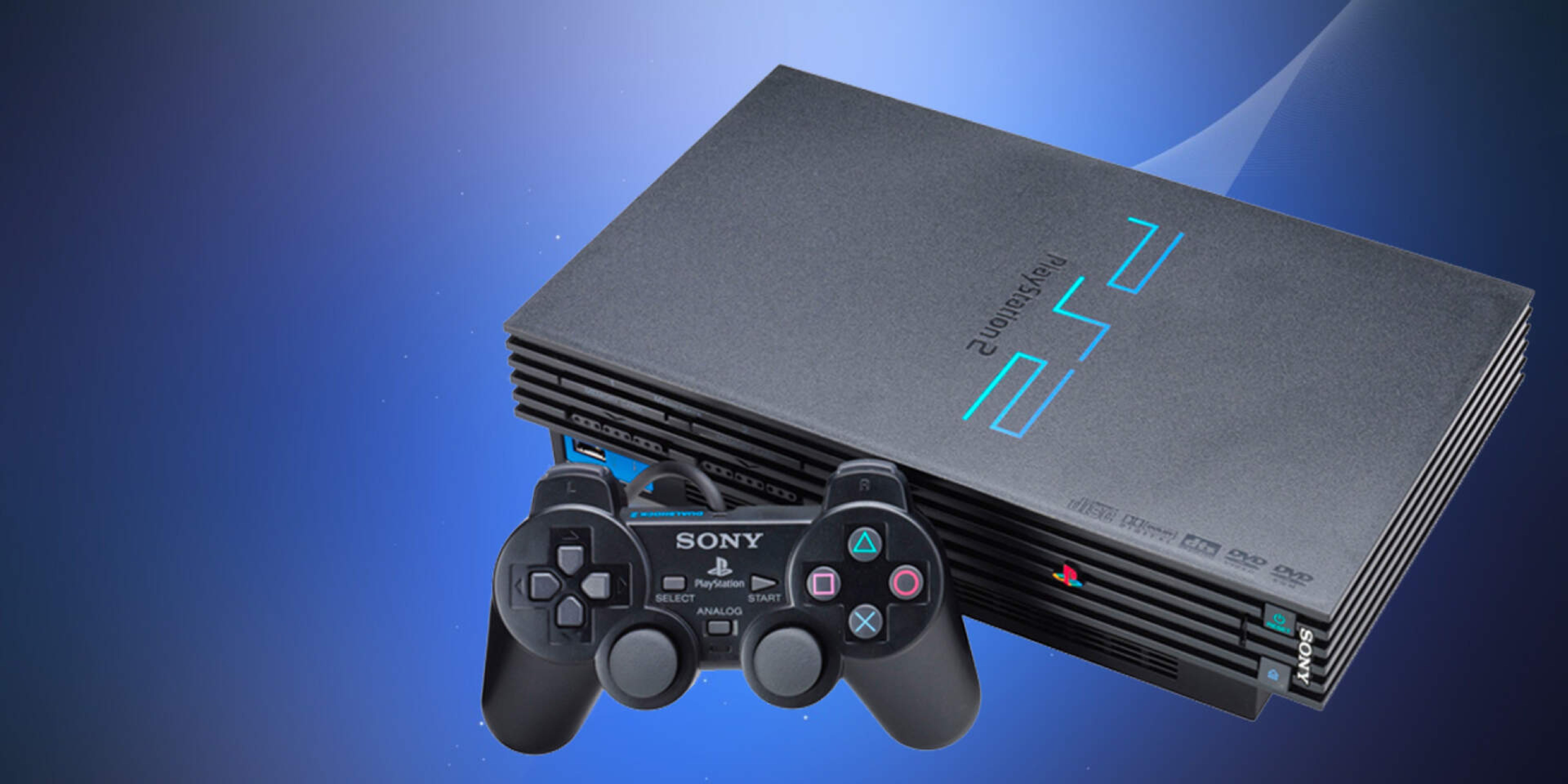 Console et manette PlayStation 2