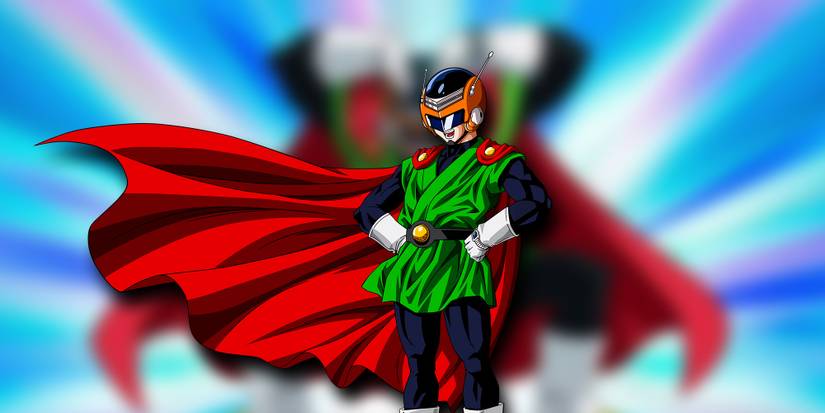 Png Of Gohan As Great Saiyaman Overlaid On Image Of Saiyaman Posing