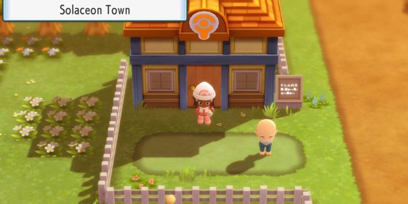 Pokemon Brilliant Diamond Pokemon Nursey Solaceon Town