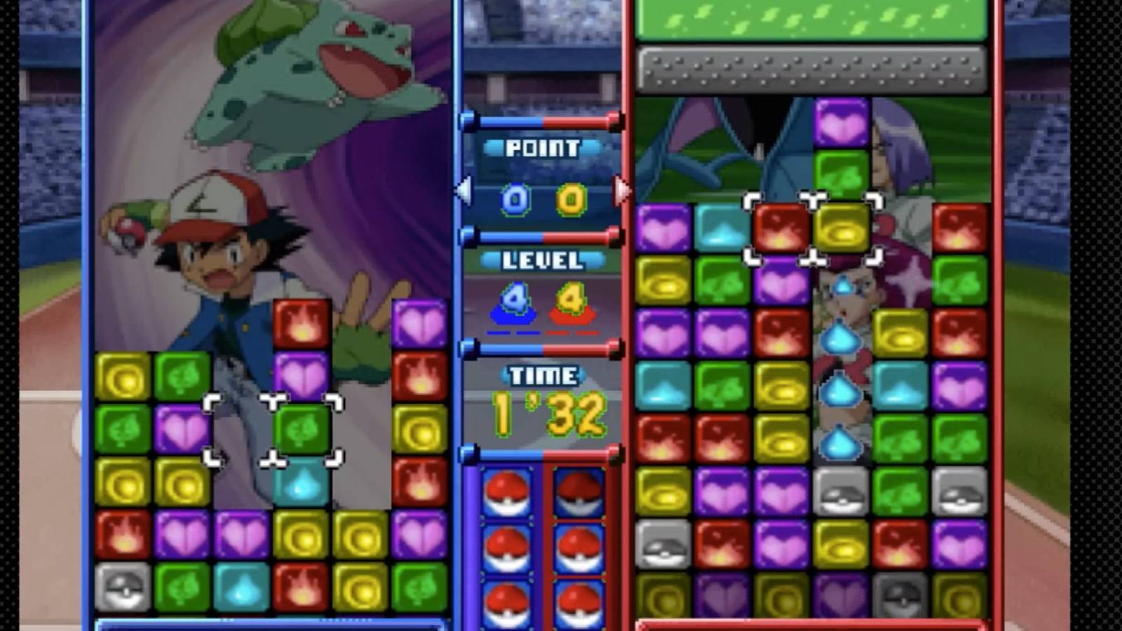 Pokemon Puzzle League 2d Gameplay