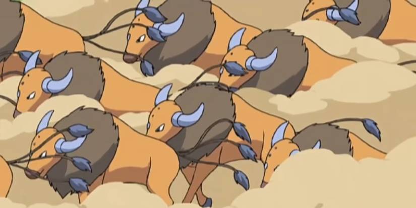 Pokemon Tauros and Spiritomb