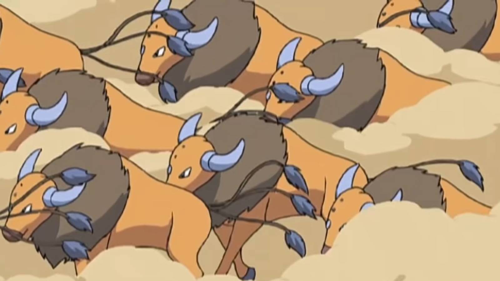 Pokemon Tauros and Spiritomb