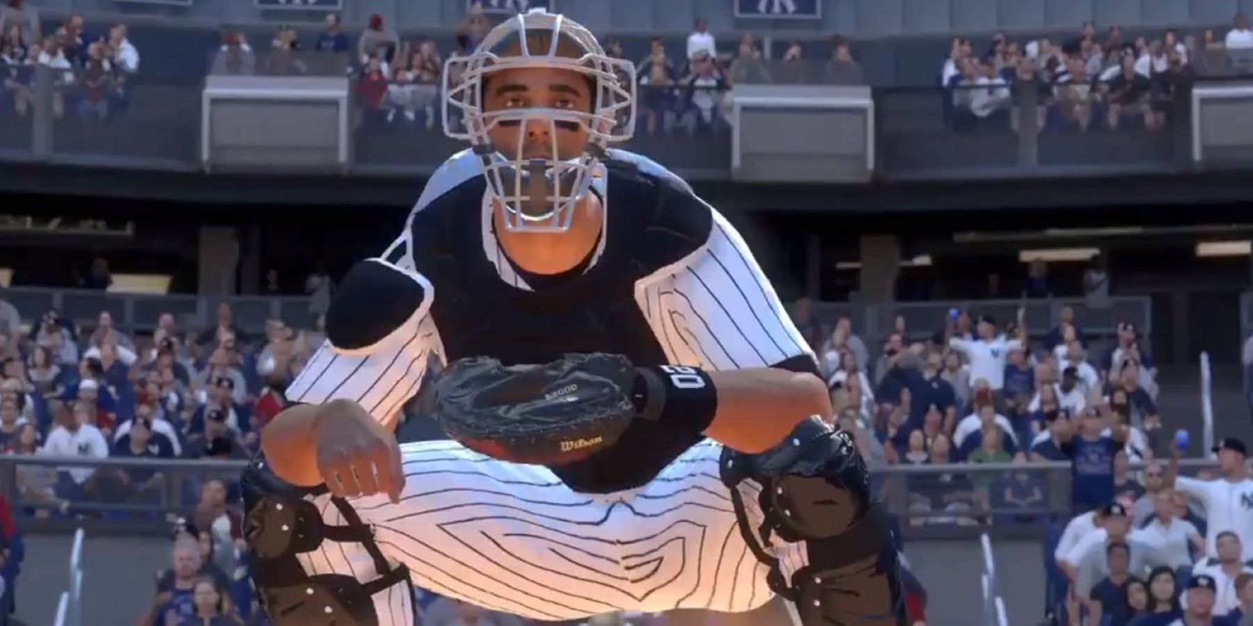 Jorge Posada as a catcher in MLB the Show 22