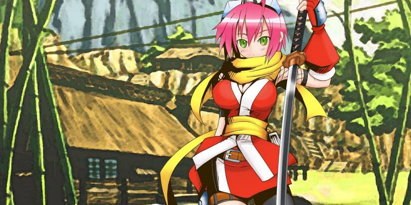 Promo art featuring Izuna in Izuna Legend Of The Unemployed Ninja
