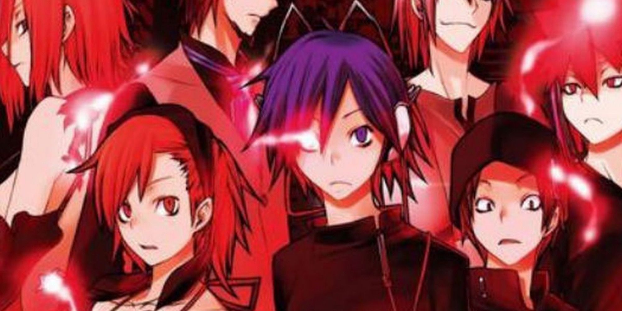 Промо-арт с изображением персонажей Shin Megami Tensei Devil Survivor