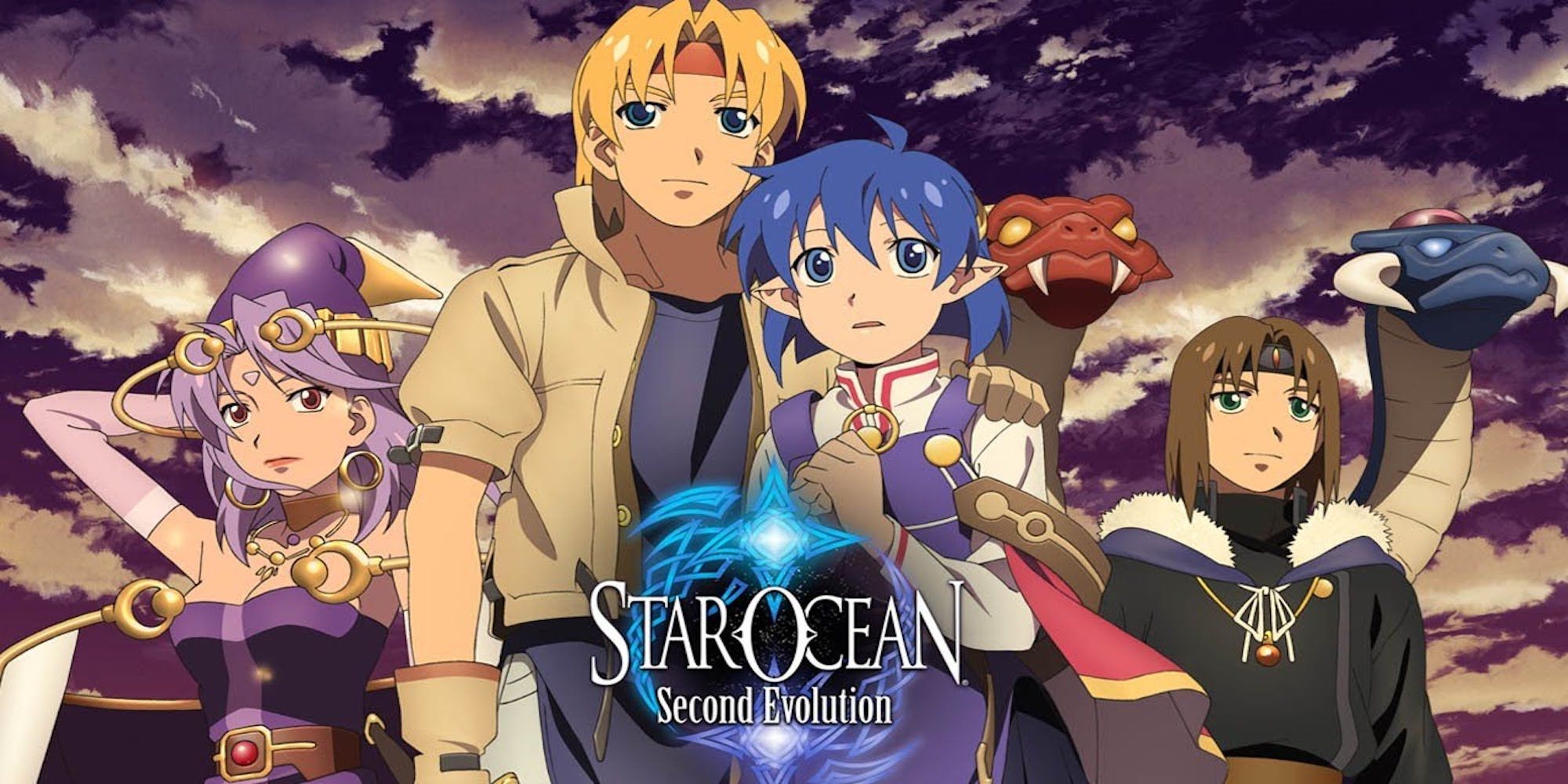 Promo art featuring characters in Star Ocean Second Evolution