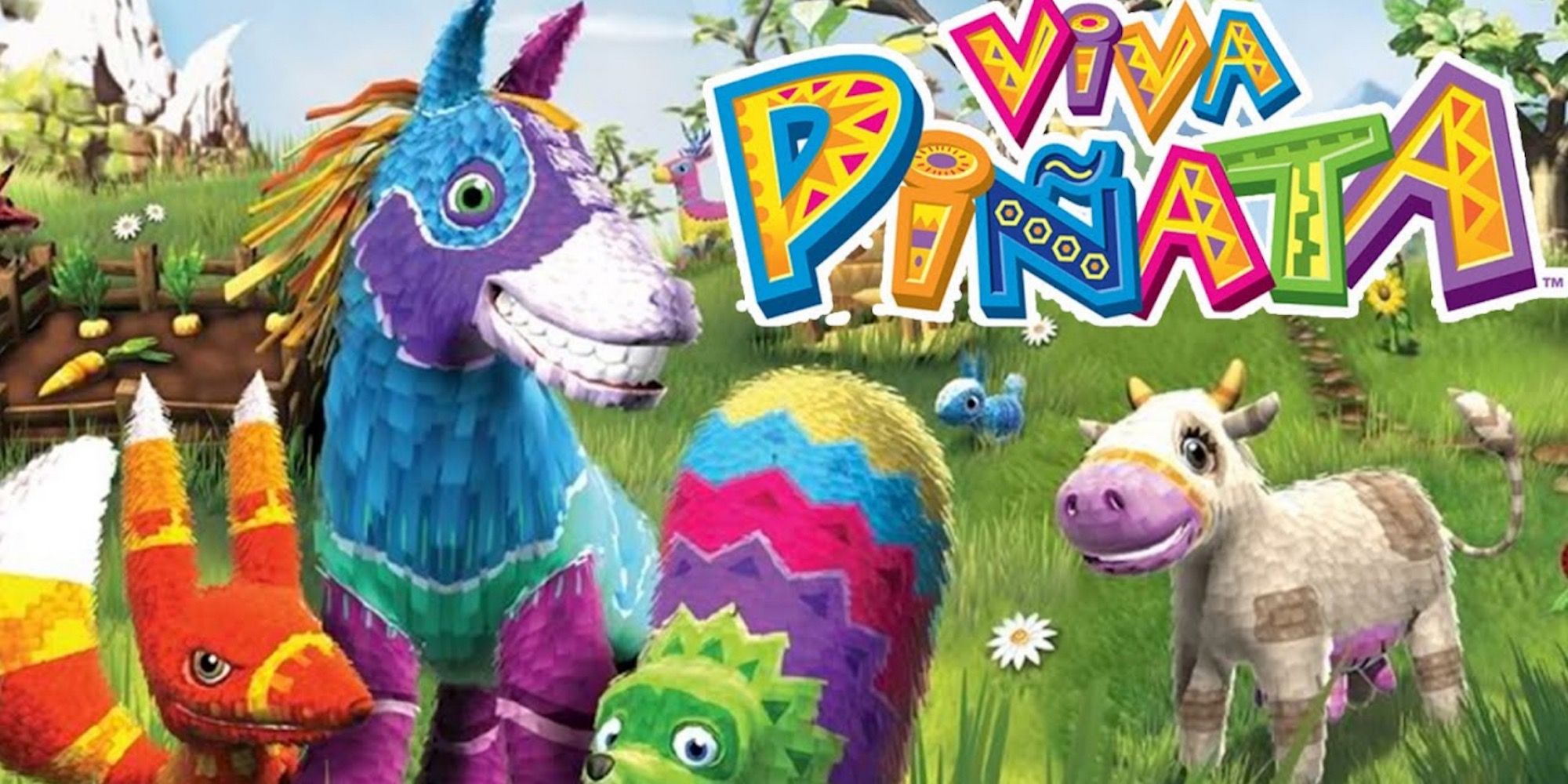 Promo art featuring characters in Viva Pinata