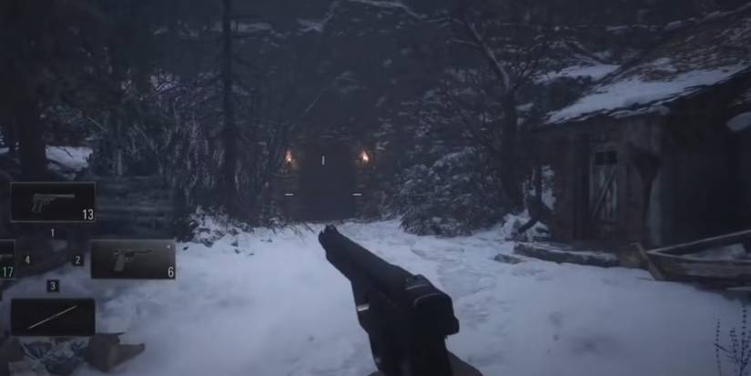 Resident Evil Village Cave Exiting Castle Dimitrescu