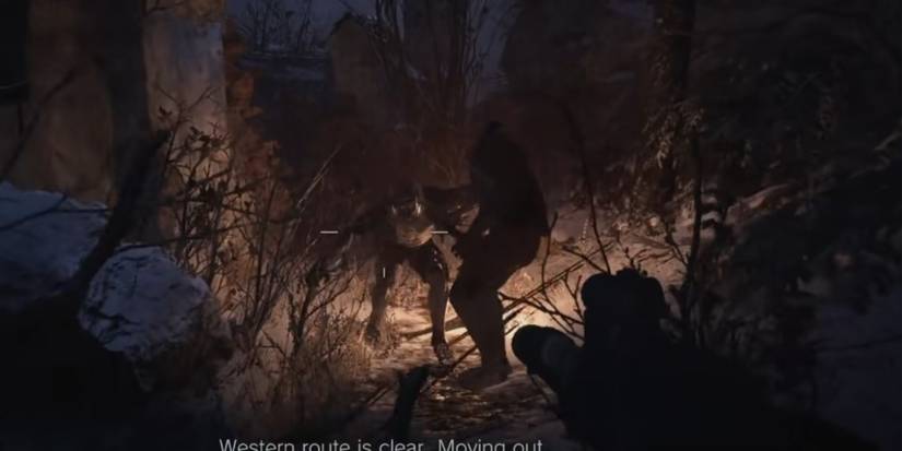 Resident Evil Village Chris Going Down The Path To The Village