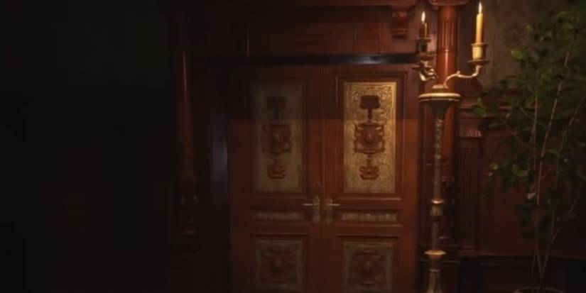 Resident Evil Village Door To The Right In The Chandelier Room