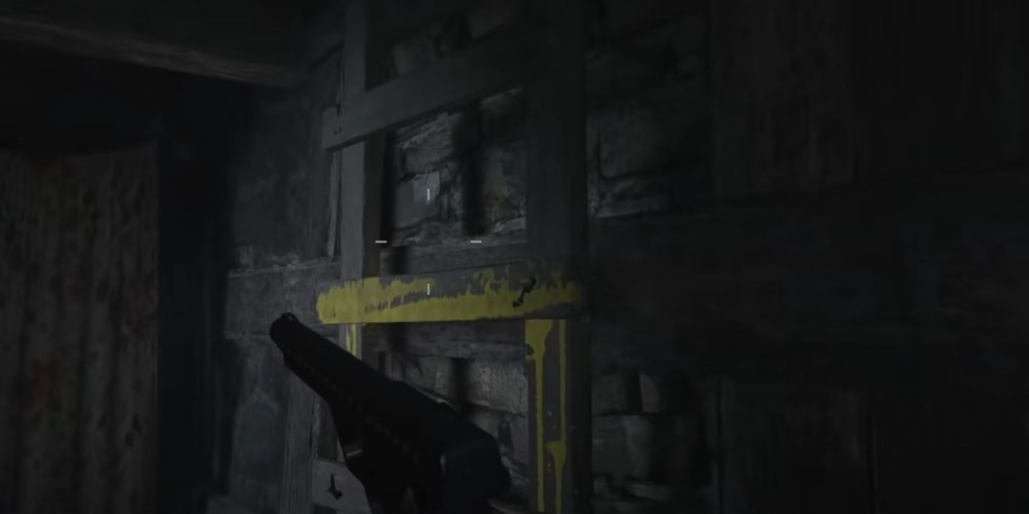Resident Evil Village Exiting Up A Ladder In The Secret Hallway
