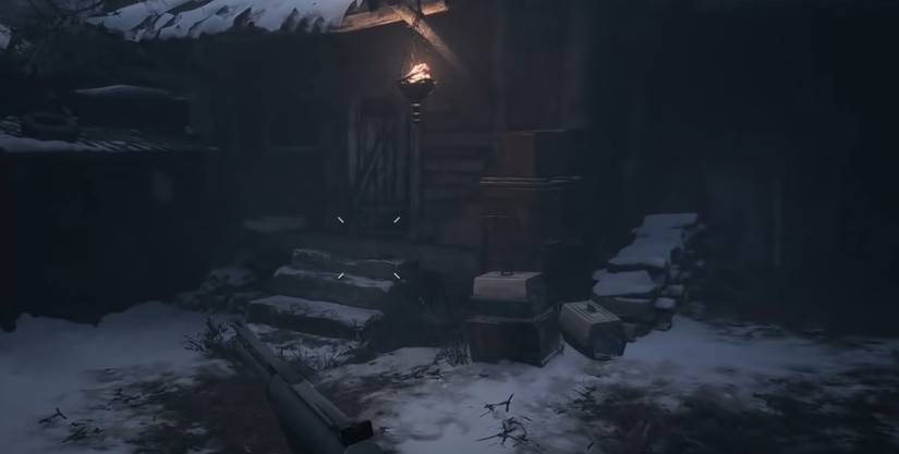 Resident Evil Village Finding The Shack With A Torch Out Front