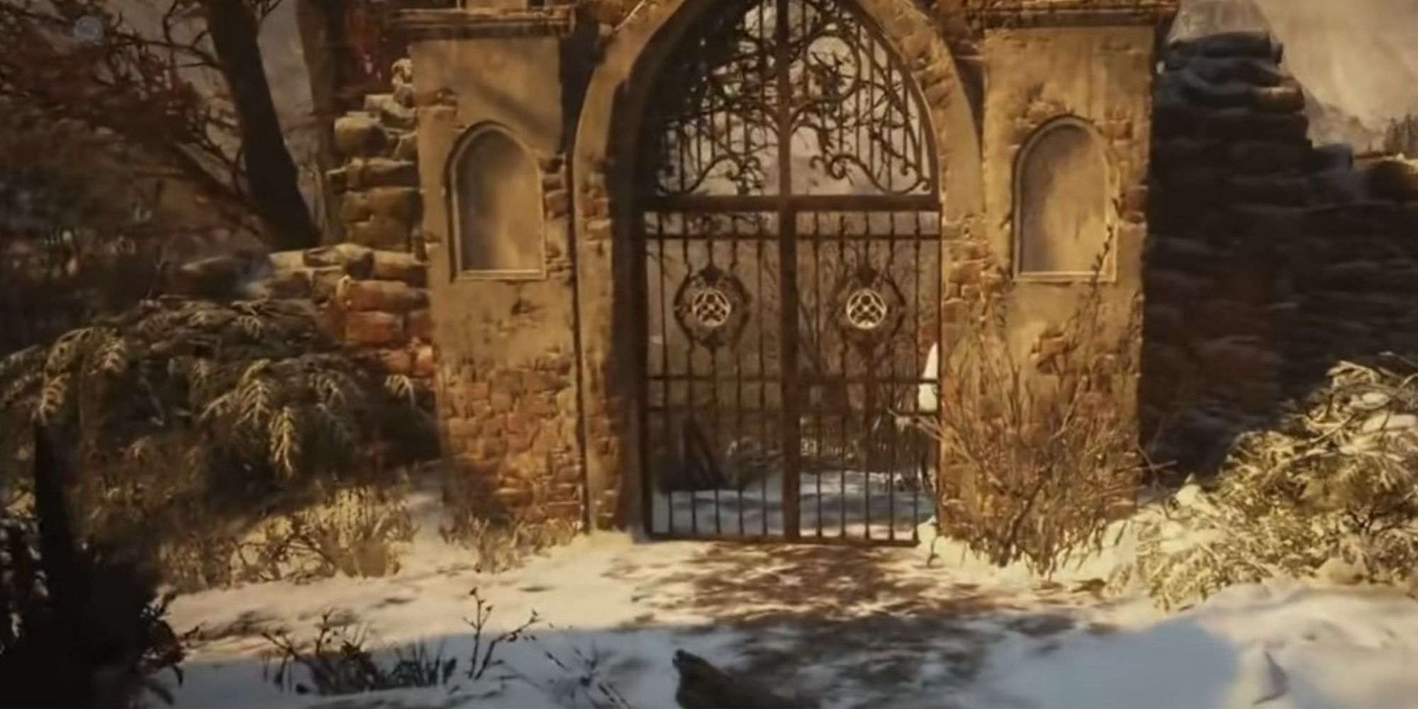 Resident Evil Village Gate To Use Iron Insignia Key On