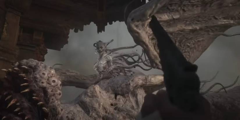 Resident Evil Village Getting A Headshot On Lady Dimitrescu