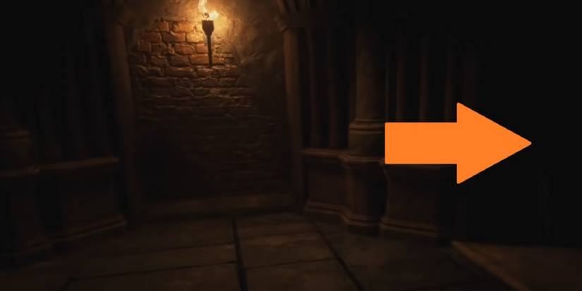 Resident Evil Village Going Right At The End Of The Hall