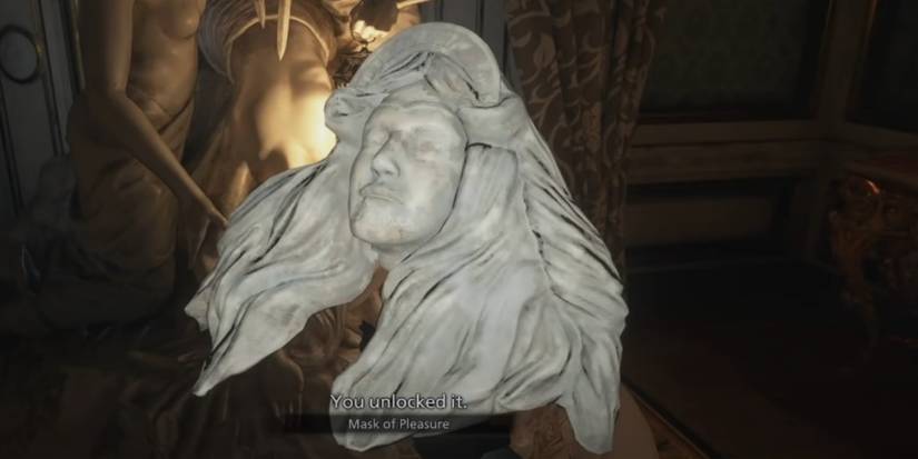 Resident Evil Village Grabbing The Mask Of Pleasure