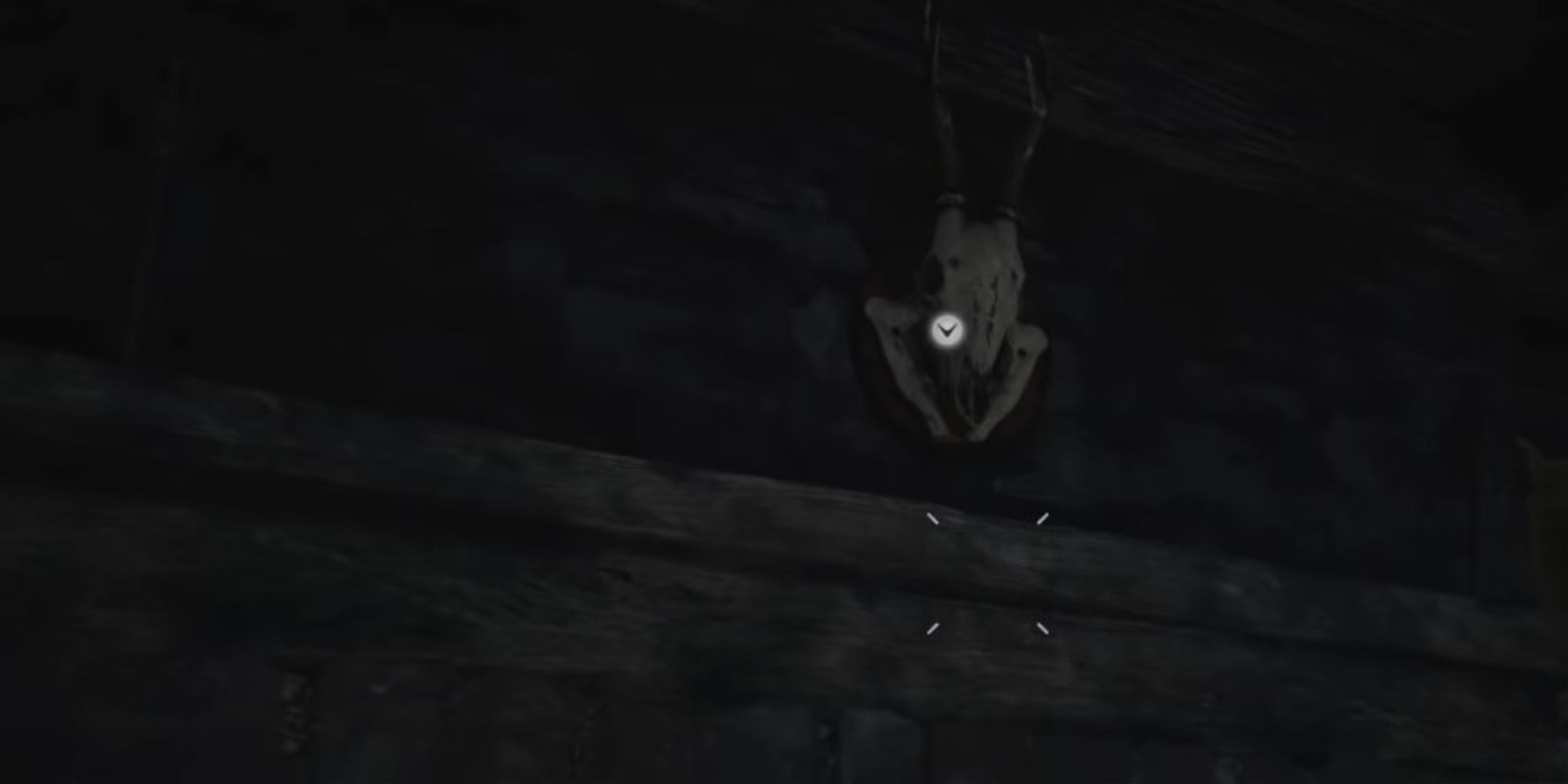 Resident Evil Village Grabbing The Mounted Animal Skull