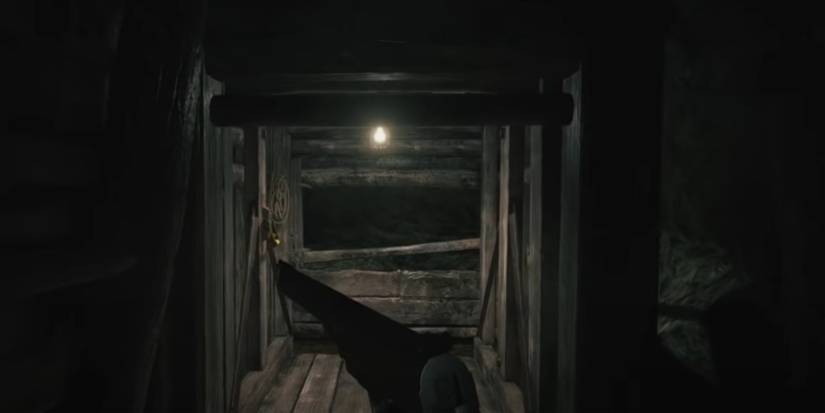 Resident Evil Village Heading Straight Through The Second Mineshaft