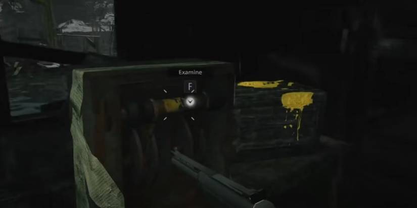 Resident Evil Village Pulling The White-Taped Lever