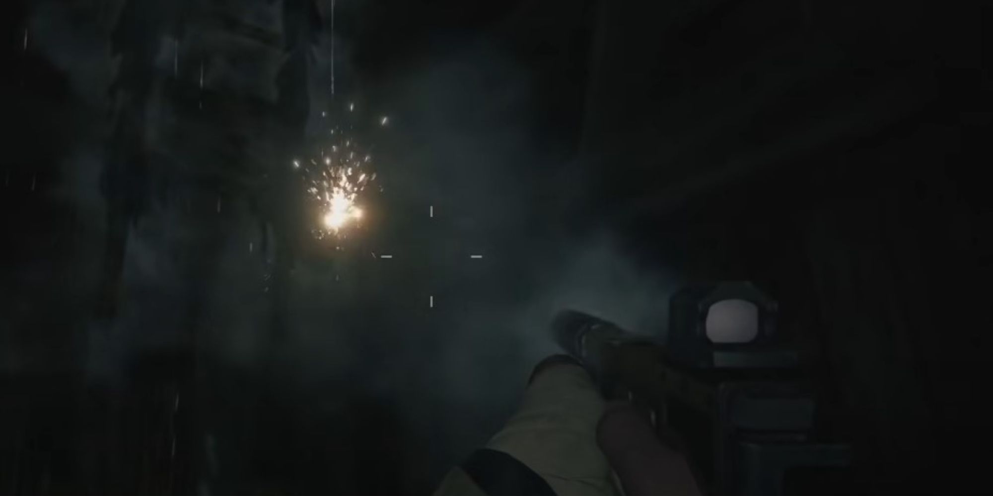 Resident Evil Village Shooting A Ladder Down