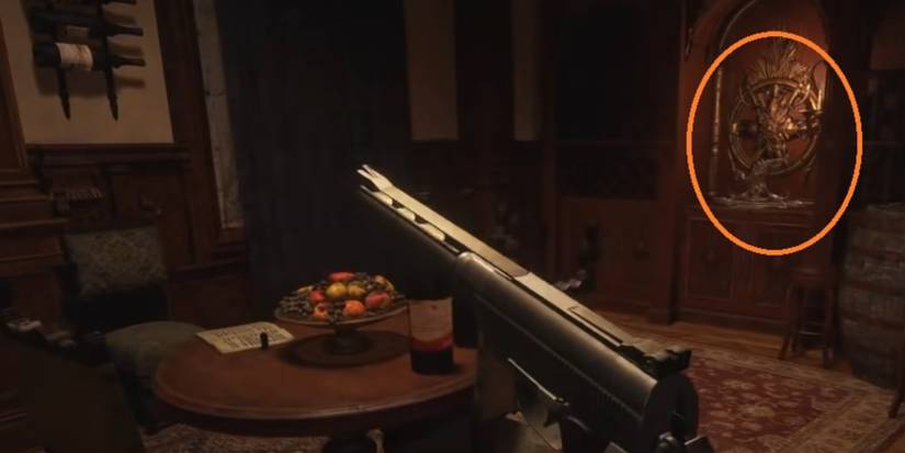 Resident Evil Village Statue That Requries The Bottle