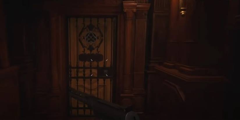 Resident Evil Village Taking The Other Exit From The Second Courtyard Room