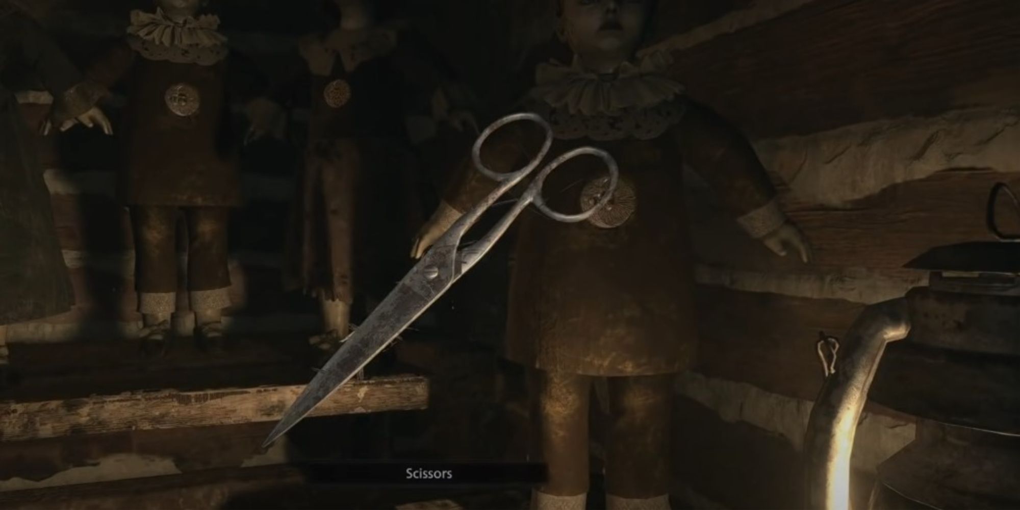 Resident Evil Village Taking The Scissors From The Doll